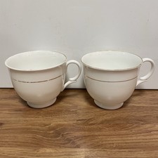 Vintage Shelley Pair Of Small Teacups Bone China