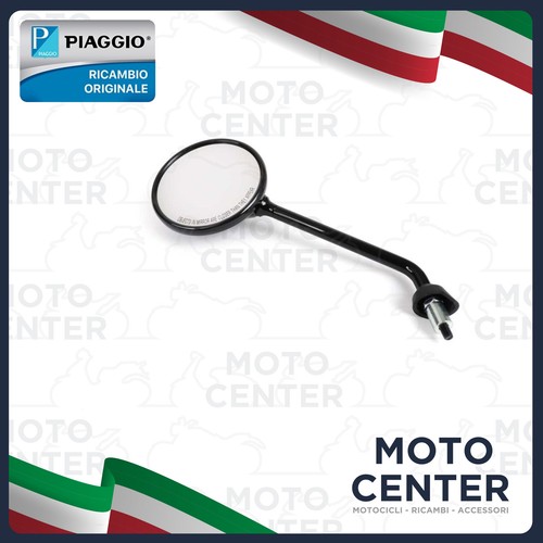 Mirror piaggio polished - mirror.,