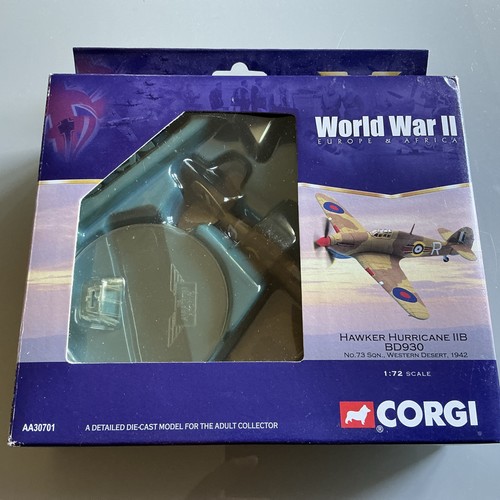 Corgi aa30701 hawker - corgi, hurricane