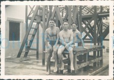 1930s West Riding Rgt Soldiers photo Soldiers by Diving board  Swimming India