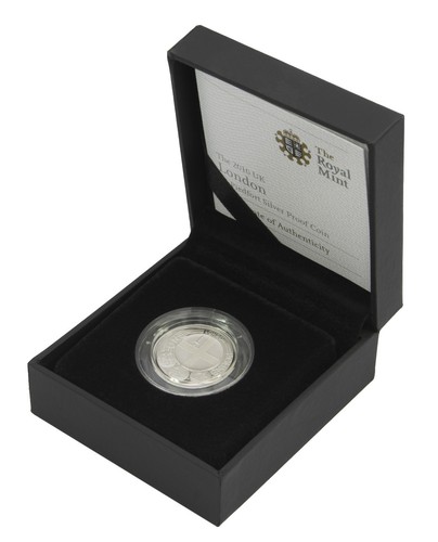 Silver proof piedfort one - £1,