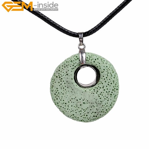 Volcanic stone pendant - volcanic,
