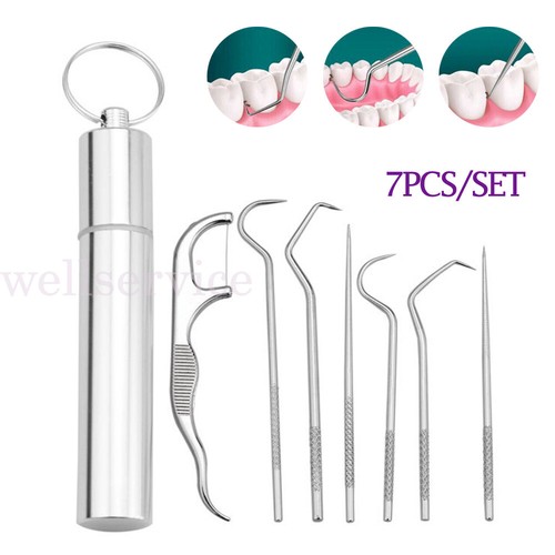 8pcs toothpick metal - 8pcs, stainless