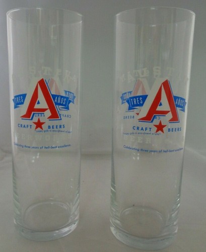 Austin beer works pair glasses - beer,