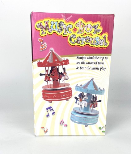 Horse carousel music box new - carousel,