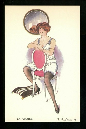 Artist signed vintage postcard - artist,
