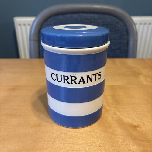 Green cornishware caddy - g,