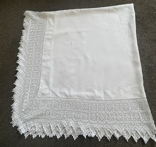 Vintage french handmade lace - vintage,