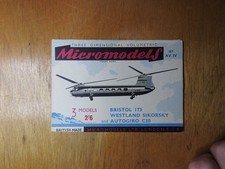 micromodel aircraft card kit