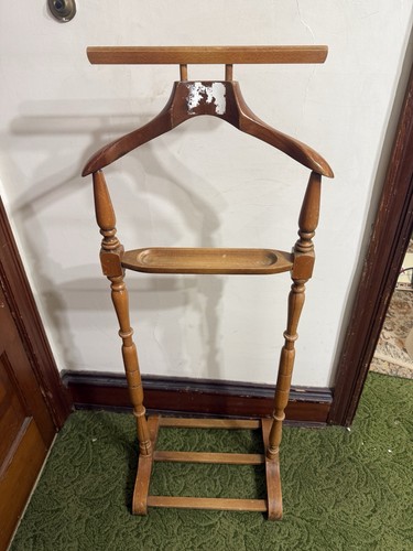 Vintage mcm cherry - wood, butler