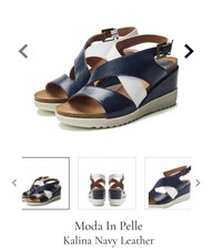 Women's Moda in Pelle Navy