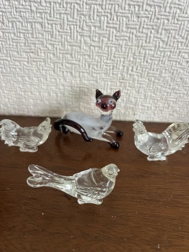 Set crystal mini animals - of,