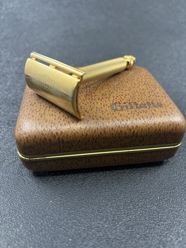 Vintage gillette gold ball - gold, end