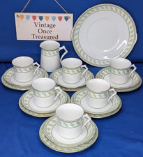 Antique Edwardian TEA SET for 6 * 18 pieces * c1910 E Hughes Royal China * VGC