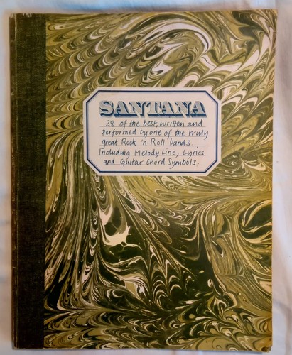 Santana music book sheet - music,