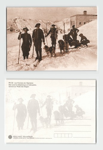 Postcard french mountain - postcard,