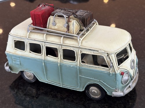 Retro metal tin - metal, toy