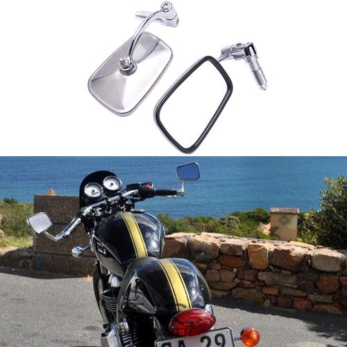 Motorcycle chrome bar - chrome, end