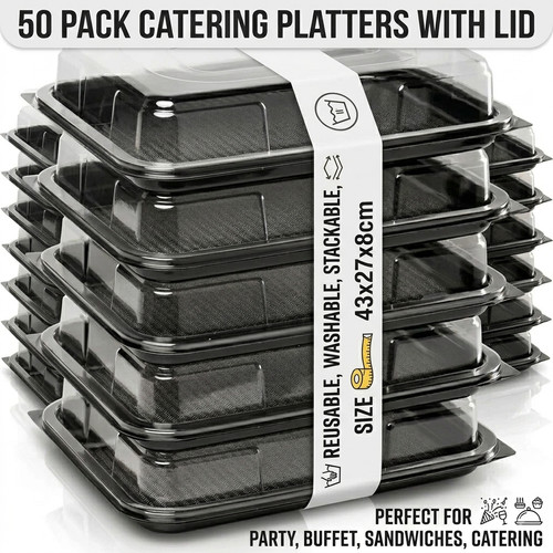 Large black plastic - large,