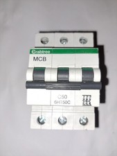 Crabtree Polestar C50 Mcb Triple Pole Phase Breaker