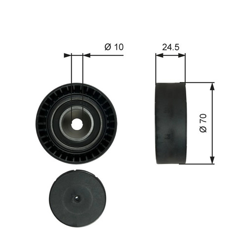 Gates ribbed belt - gates, v-ribbed