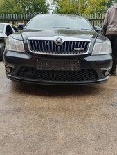Skoda Octavia MK2 2005 - 2013 VRS Estate Black Front Bumper