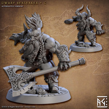 Dwarf Berserker C - Barbarian