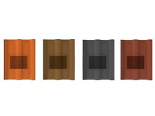 Timloc Double Roman Tile Vent 328mm x 137mm x 422mm for Marley, Redland, Russell