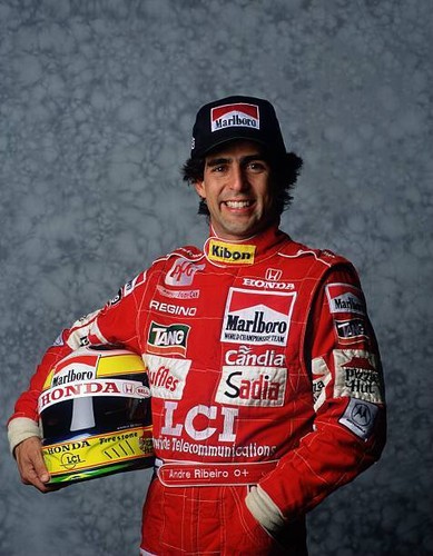 Indy car racer andre ribeiro - racer,