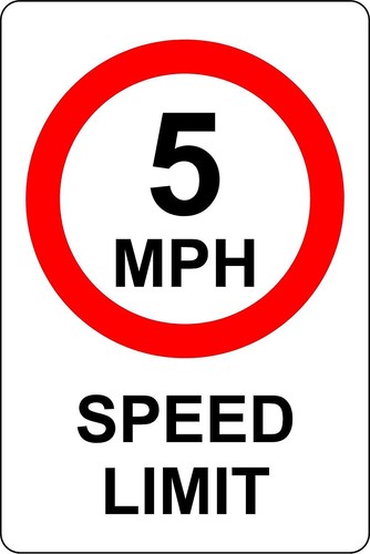 Mph speed limit safety sign - safety,