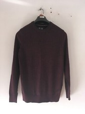 MUSTO MENS DARK CLARET CREW