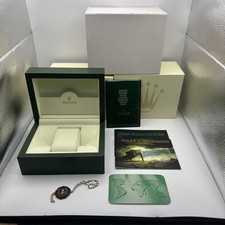 Genuine Rolex Green Watch box