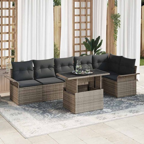 Seater grey rattan - seater,