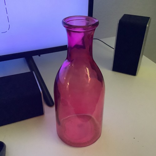 Crystal flower vase - crystal,