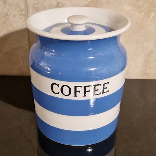 Green cornishware coffee - g,