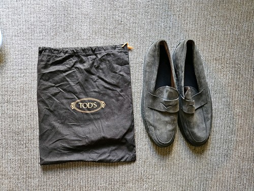 Tods gommino suede loafers - tods,