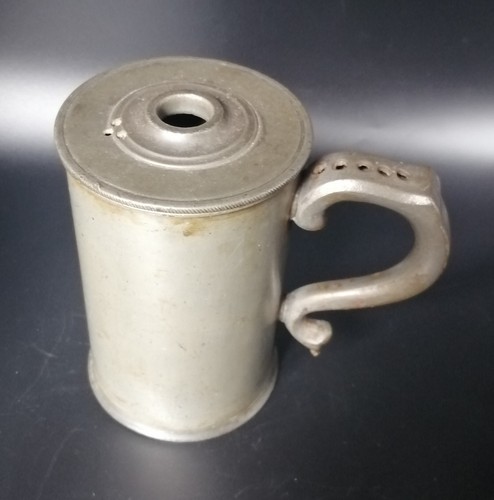 Antique georgian pewter mudge - antique,