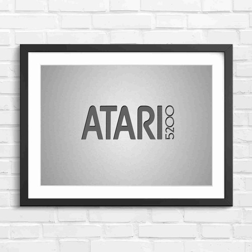 Atari 5200 red - 5200, logo