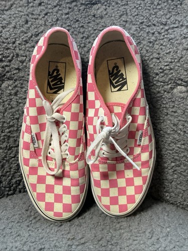 Vans laced pink checker - laced,