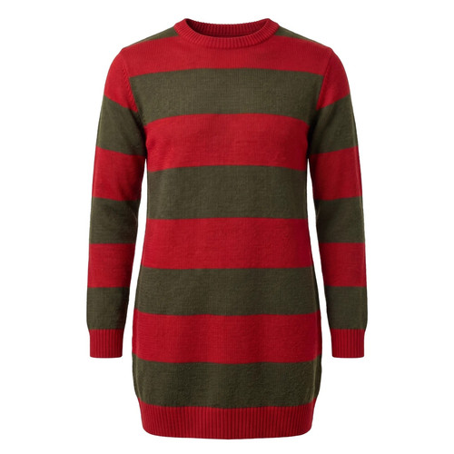 Womens red green striped - green,