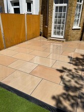 EM Ivory 900x600 Smooth Indian Sandstone Paving 15.5m2 28 pieces