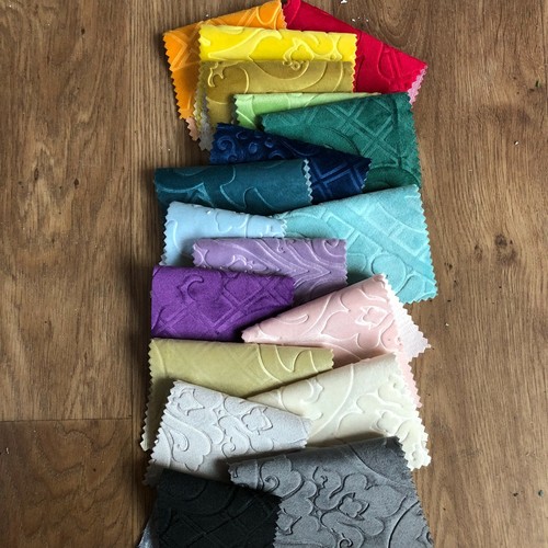 Embossed damask velveteen - embossed,