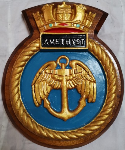 Hms amethyst ship - hms, crest