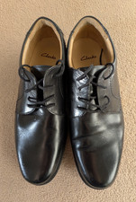 Clarks Black Leather Shoes
