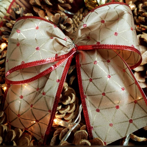 Wired red gold christmas - gold,