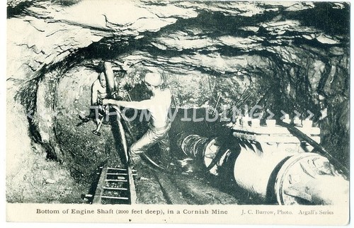 Mines mining tin - tin, bottom