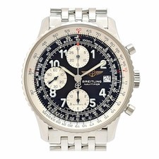 BREITLING Old Navitimer Black Arabia A13322 Black Men's Used Watch #111118