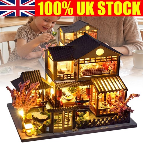Diy dollhouse kit - diy, w/led