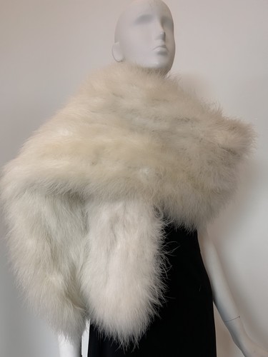 Vintage white ostrich - vintage, feather