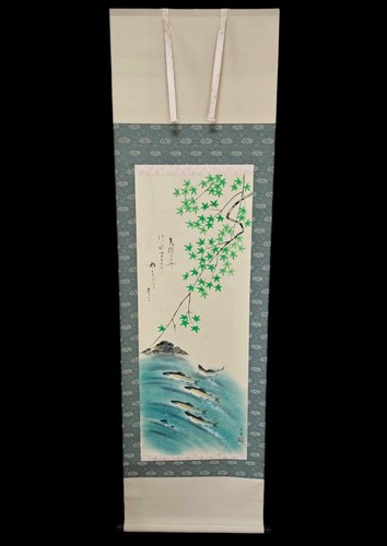 Japanese scroll painting - japanese,